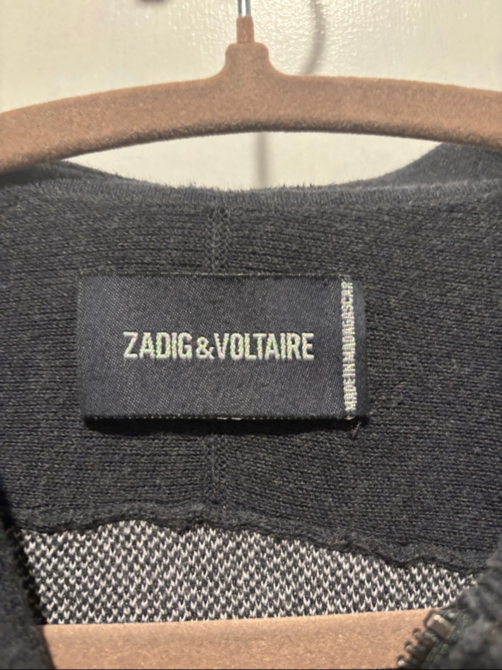 ZADIG & VOLTAIRE “love now” embrodiered skull hoodie sweatshirt - Picture 3 of 10
